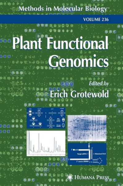 Cover for Erich Grotewold · Plant Functional Genomics: Methods and Protocols - Methods in Molecular Biology (Paperback Book) [Softcover reprint of hardcover 1st ed. 2003 edition] (2010)
