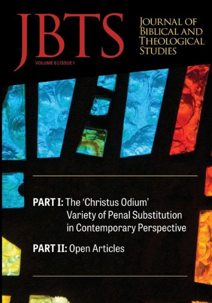 Cover for Daniel S. Diffey · Journal of Biblical and Theological Studies, Issue 6. 1 (Book) (2022)