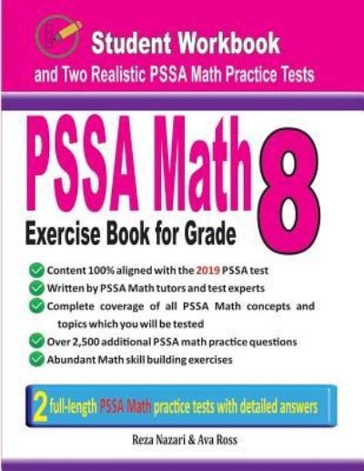 Cover for Ava Ross · Pssa Math Exercise Book for Grade 8 (Paperback Book) (2019)