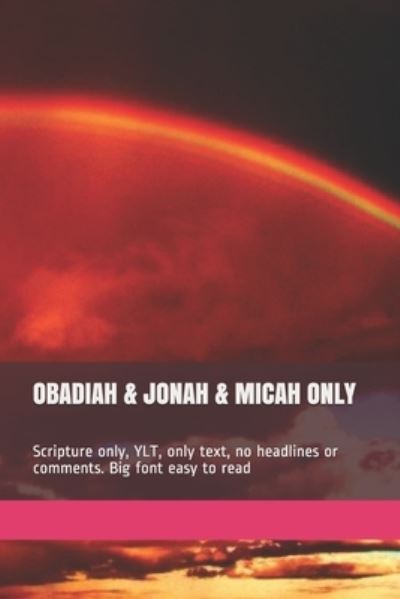 Cover for Enoch Enough · Obadiah &amp; Jonah &amp; Micah Only (Pocketbok) (2018)