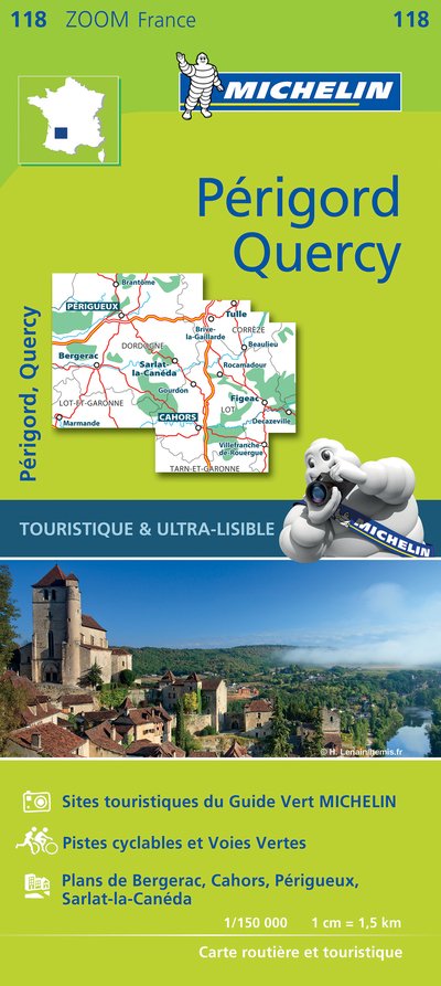 Cover for Quercy Perigord - Zoom Map 118: Map (Map) (2020)