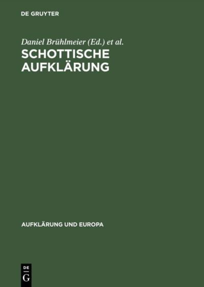 Cover for Vch · Schottische Aufklaerung (Innbunden bok) (1995)