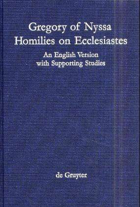 Cover for Stuart G Hall · Gregor v.Nyssa:Homilies on Ecclesiastes (Book) (1993)