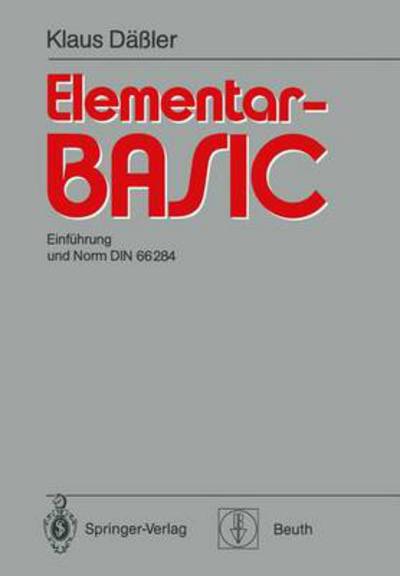 Cover for Klaus Dassler · Elementar-basic (Paperback Book) [German edition] (1988)
