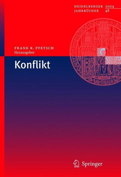 Cover for Pfetsch, Frank R, Professor · Konflikt (Paperback Book) [2005 edition] (2004)