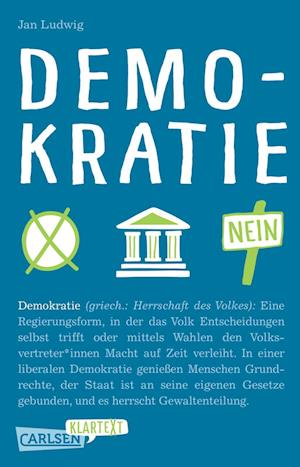 Cover for Jan Ludwig · Carlsen Klartext: Demokratie (Bog) (2024)