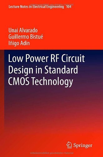 Cover for Unai Alvarado · Low Power RF Circuit Design in Standard CMOS Technology - Lecture Notes in Electrical Engineering (Gebundenes Buch) (2011)