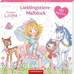 Lieblingstiere-Malblock (Prinzessin Lillifee) - Monika Finsterbusch - Boeken - Coppenrath - 9783649642862 - 10 augustus 2022