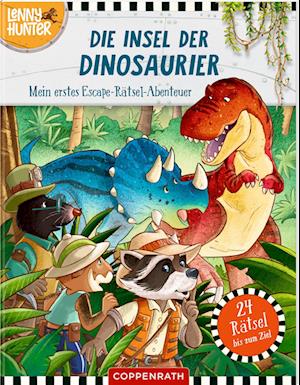 Cover for Jordi Fresquet (Comicon) und Oriol San Julian (Comicon), nach den Illustrationen von Silvio Neuendorf · Die Insel der Dinosaurier (Lenny Hunter) (Book) (2024)