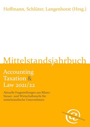 Cover for Langenhorst Schlüter · Mittelstandsjahrbuch Accounting Taxation &amp; Law 2021/22 (Paperback Book) (2021)