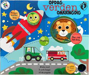 Cover for Globe · Curious Baby: Gaveæske - Opdag verden omkring dig (Bog) [1. udgave] (2023)