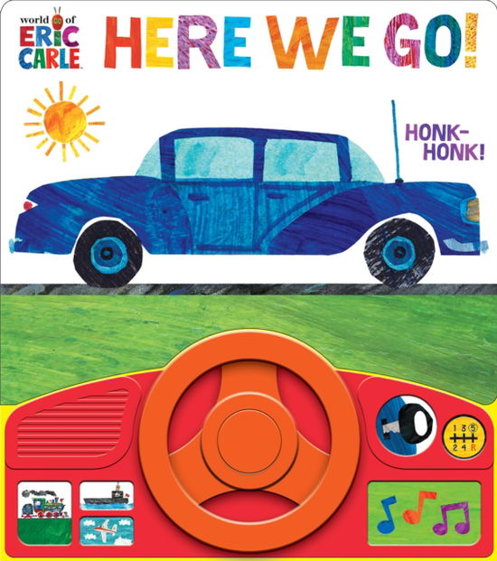 Cover for PI Kids · World of Eric Carle: Here We Go! Sound Book (Board book) (2025)