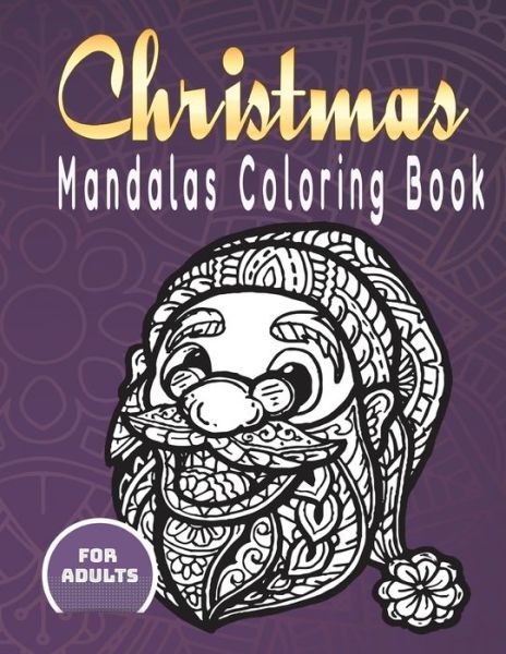 Cover for S M Design · Christmas Mandalas Coloring Book For Adults (Paperback Book) (2020)