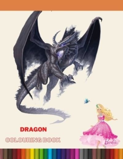 Cover for DXL Print · Dragon Coloring Book (Paperback Bog) (2020)