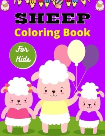 Cover for Ensumongr Publications · SHEEP Coloring Book For Kids (Paperback Bog) (2020)