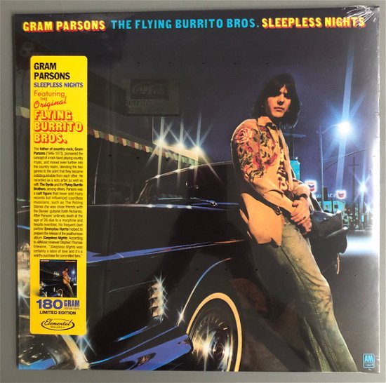 Cover for Gram Parsons / the Flying Burrito Bros · Sleepless Nights (LP) (2023)