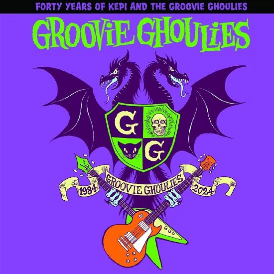 Cover for The Groovie Ghoulies · 40 Years of Kepi &amp; The Groovie Ghoulies (LP) [RSD 2024 Orange &amp; Purple Vinyl edition] (2024)