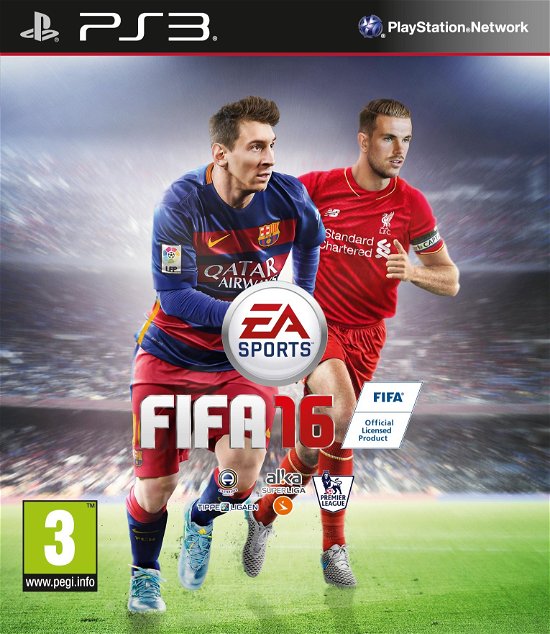 Cover for Game · Fifa 16 (PS3) (2015)