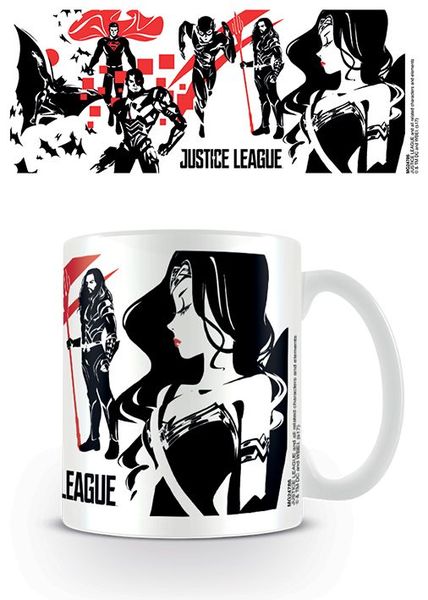 Cover for Mokken · Justice League Movie Black Red Stencil (Mug) (2017)