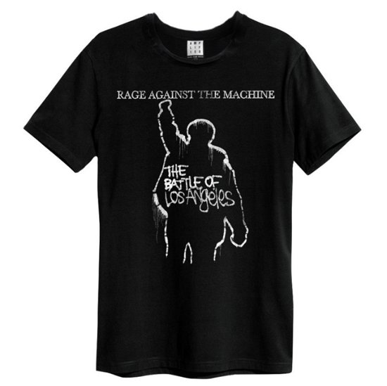 Cover for Rage Against the Machine · Rage Against The Machine - Battle Of La Amplified Vintage Charcoal Medium T Shirt (T-shirt) [size M]