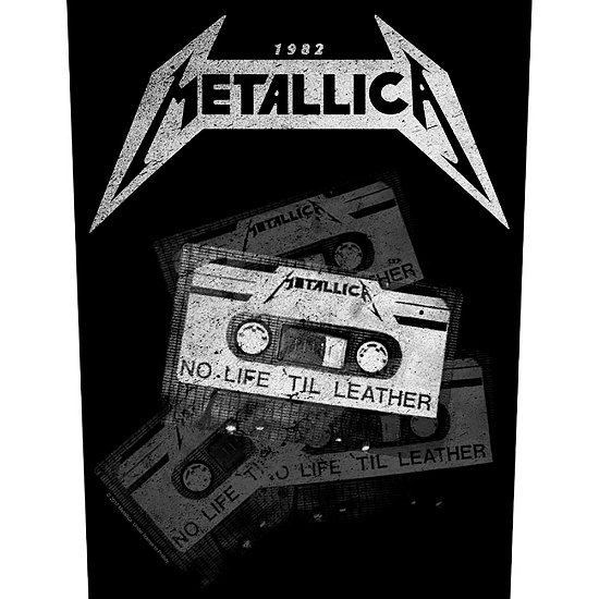 Metallica Back Patch: No Life 'Til Leather - Metallica - Merchandise - PHD - 5055339782863 - 16. marts 2020