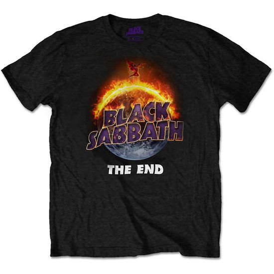 Black Sabbath Unisex T-Shirt: The End - Black Sabbath - Produtos - Bravado - 5055979942863 - 1 de março de 2017