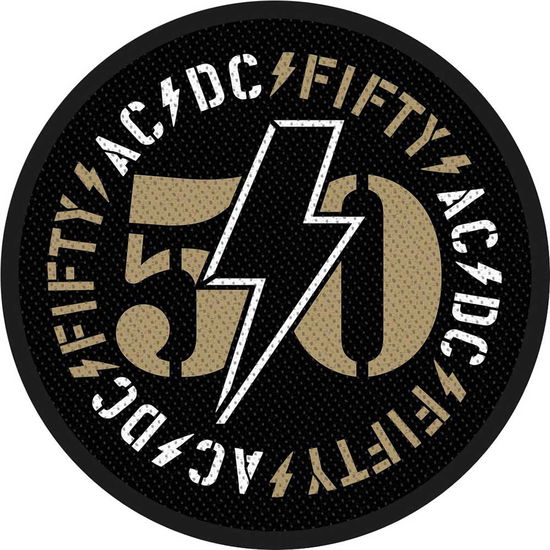 Cover for AC/DC · AC/DC Standard Patch: Fifty (Patch) (2024)