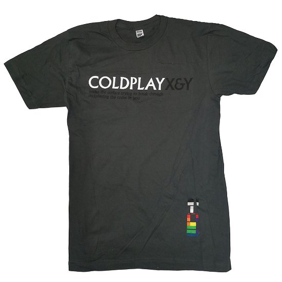 Cover for Coldplay · Coldplay Unisex T-Shirt: X &amp; Y Under The Surface (Ex-Tour) (T-shirt) [size S] [Green - Unisex edition]