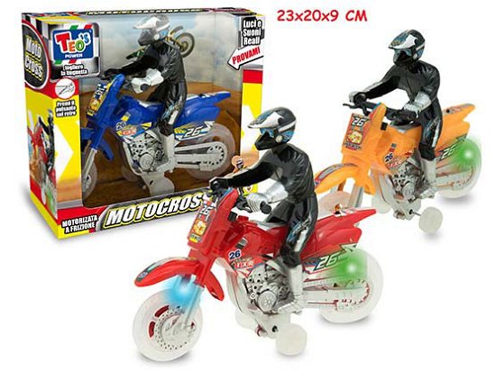 Cover for Teo's · Teo's - Motocross A Frizione 3 Colori Luci E Suoni (Toys)