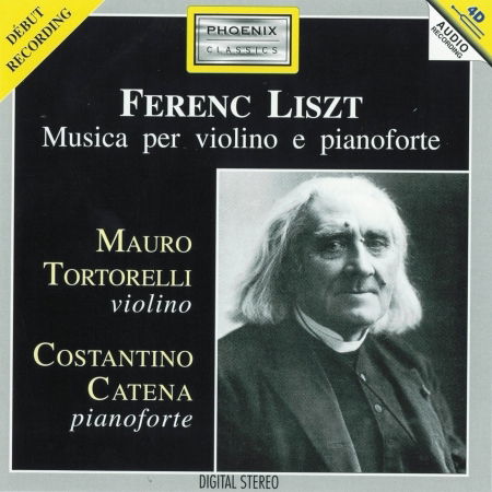 Cover for Franz Liszt  · Opere Per Violino E Pianoforte: Gran Duo Concertante, Epitalamo, La Notte (CD)