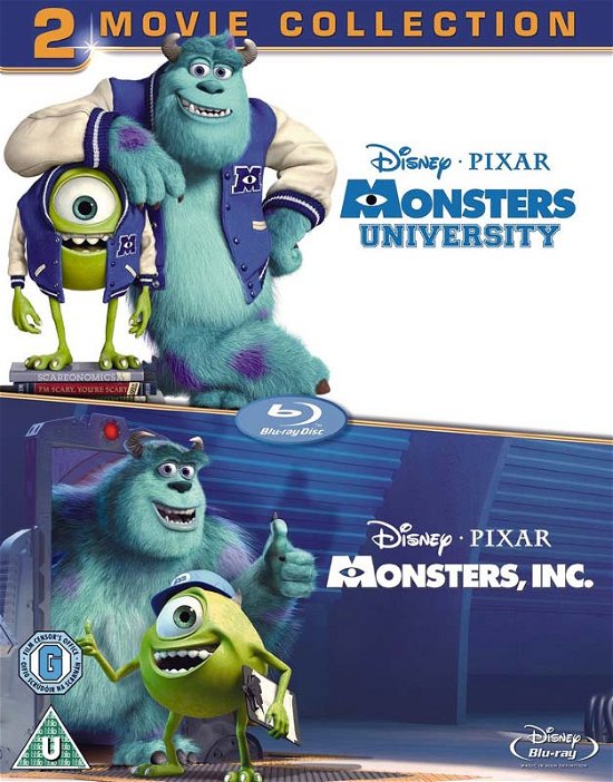 Cover for Monsters University / Monsters Inc · Monsters Inc / Monsters University (Blu-ray) (2013)