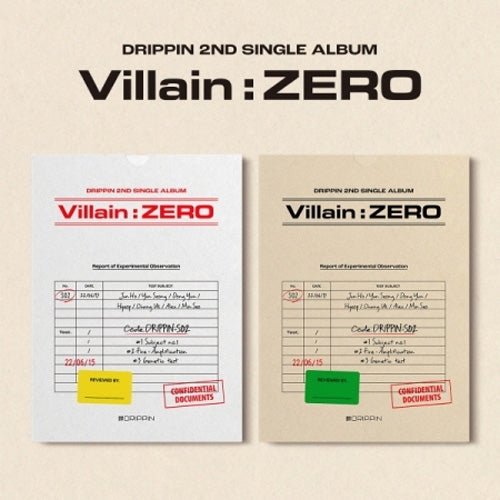 Cover for Drippin · Villain : Zero (CD + Merch) (2022)