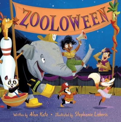 Cover for Alan Katz · Zooloween (Hardcover Book) (2024)