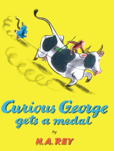Cover for H. A. Rey · Curious George Gets a Medal (Hardcover Book) [Turtleback School &amp; Library Binding edition] (1974)