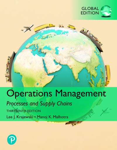 Cover for Lee Krajewski · Operations Management: Processes and Supply Chains, Global Edition (Paperback Book) (2021)