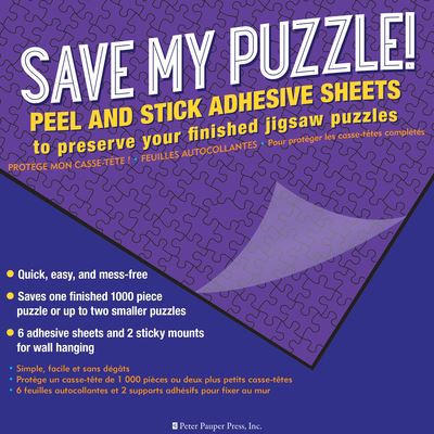 Cover for Peter Pauper Press Inc. · Save My Puzzle! Peel an Stick Adhesive Sheets (N/A) (2021)