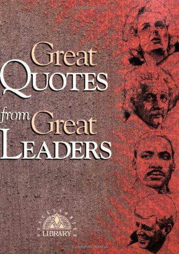 Cover for Peggy Anderson · Great Quotes from Great Leaders - Great quotes series (Paperback Book) (2005)