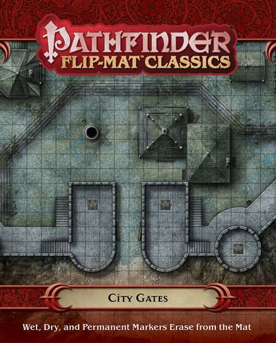 Pathfinder Flip-Mat Classics: City Gates - Jason A. Engle - Board game - Paizo Publishing, LLC - 9781640781863 - December 24, 2019