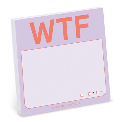 Cover for Knock Knock · Knock Knock WTF Sticky Notes (Print) [Pastel edition] (2020)