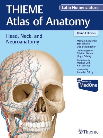 Cover for Michael Schuenke · Head, Neck, and Neuroanatomy (THIEME Atlas of Anatomy), Latin Nomenclature - THIEME Atlas of Anatomy (Inbunden Bok) (2021)