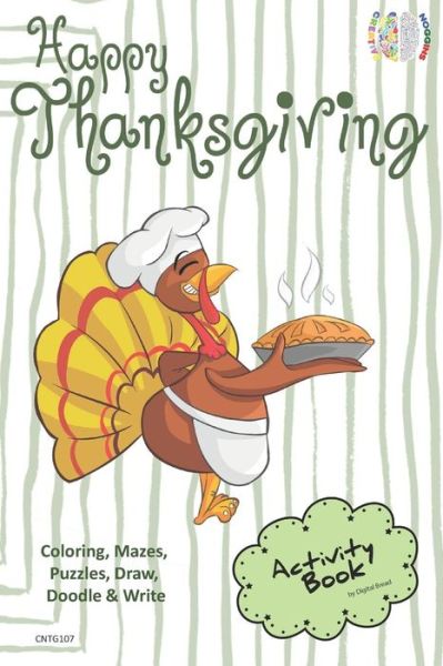 Cover for Digital Bread · Happy Thanksgiving Activity Book for Creative Noggins (Taschenbuch) (2018)