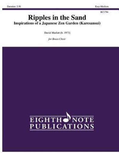 Cover for David Marlatt · Ripples in the Sand (Sheet music) (2017)