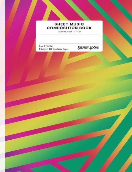 Cover for Stepney Books · Sheet Music Composition Book (Paperback Bog) (2018)