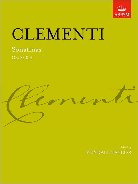 Cover for Muzio Clementi · Sonatinas, complete Op. 36 &amp; Op. 4 - Signature Series (ABRSM) (Sheet music) (1989)