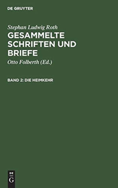 Cover for No Contributor · Die Heimkehr (Hardcover Book) (1970)