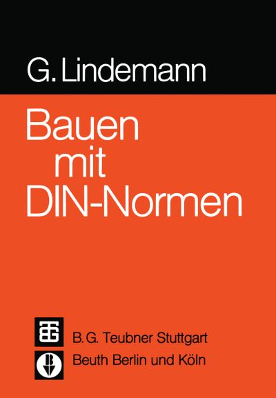 Cover for Bauen mit DIN-Normen (Paperback Book) [Softcover reprint of the original 1st ed. 1986 edition] (2012)