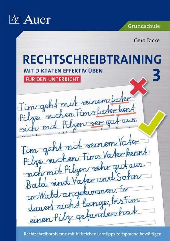 Cover for Tacke · Rechtschreibtraining.3 Unterr. (Book)