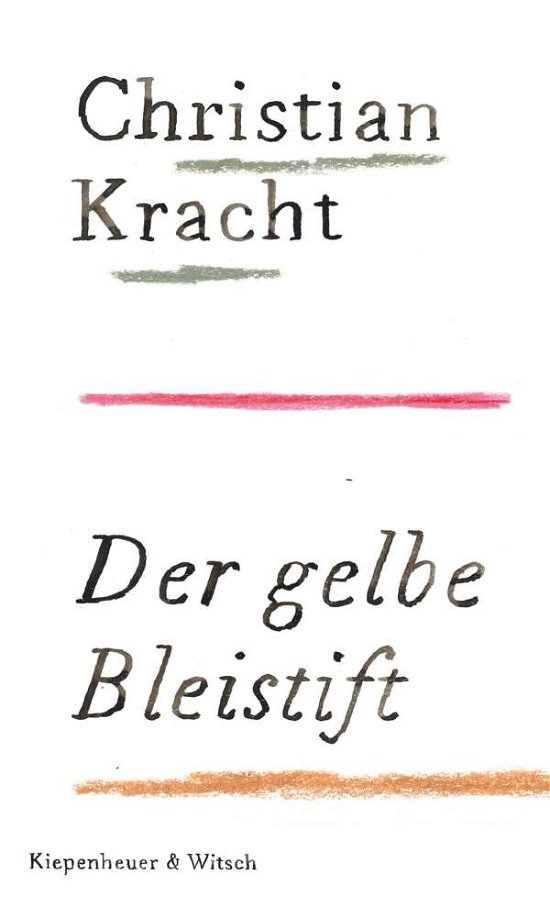 Der gelbe Bleistift - Kracht - Livros -  - 9783462000863 - 