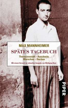 Cover for Max Mannheimer · Piper.06386 Mannheimer.Tagebuch (Book)