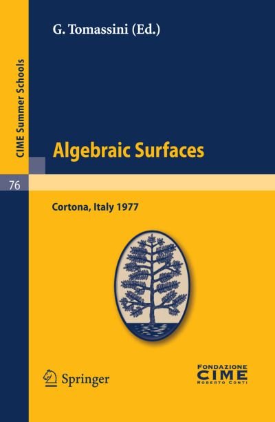 Cover for G Tomassini · Algebraic Surfaces: Lectures given at a Summer School of the Centro Internazionale Matematico Estivo (C.I.M.E.) held in Cortona (Arezzo), Italy, June 22-30, 1977 - C.I.M.E. Summer Schools (Taschenbuch) [Reprint of the 1st ed. C.I.M.E., Ed. Liguori, Napo edition] (2010)